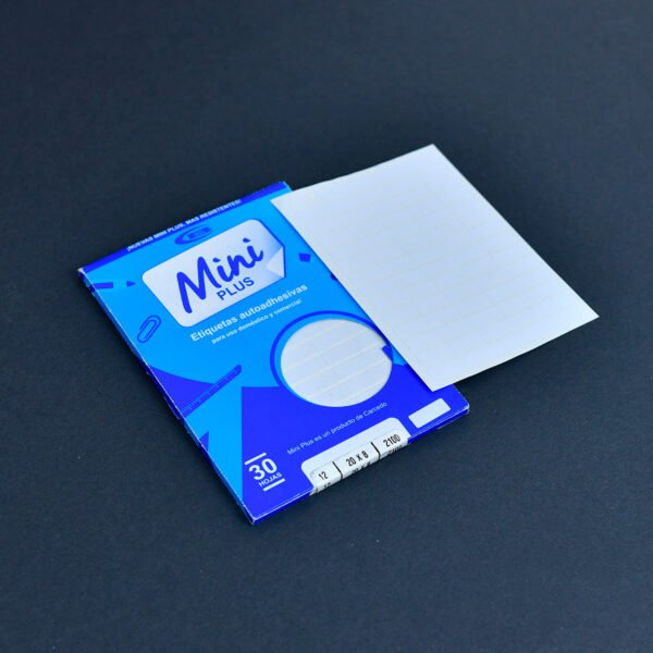 ETIQUETA AUTOADHESIVA PEGASOLA N°12 (20X8)